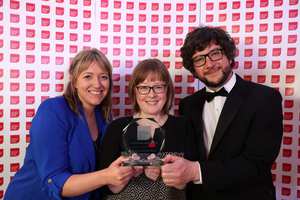 Impact Awards - Lisa Lewis, Gareth Bonello and Helen Davies