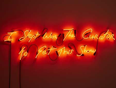 Maurice Doherty, I Slept With The Curator to Get This Show, Neon, 2016.