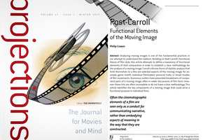 Dr Philip Cowan - article on cinematography December 2020, in Projections: The Journal for Movies and Mind, which is the journal of The Society for Cognitive Studies of the Moving Image (SCSMI)