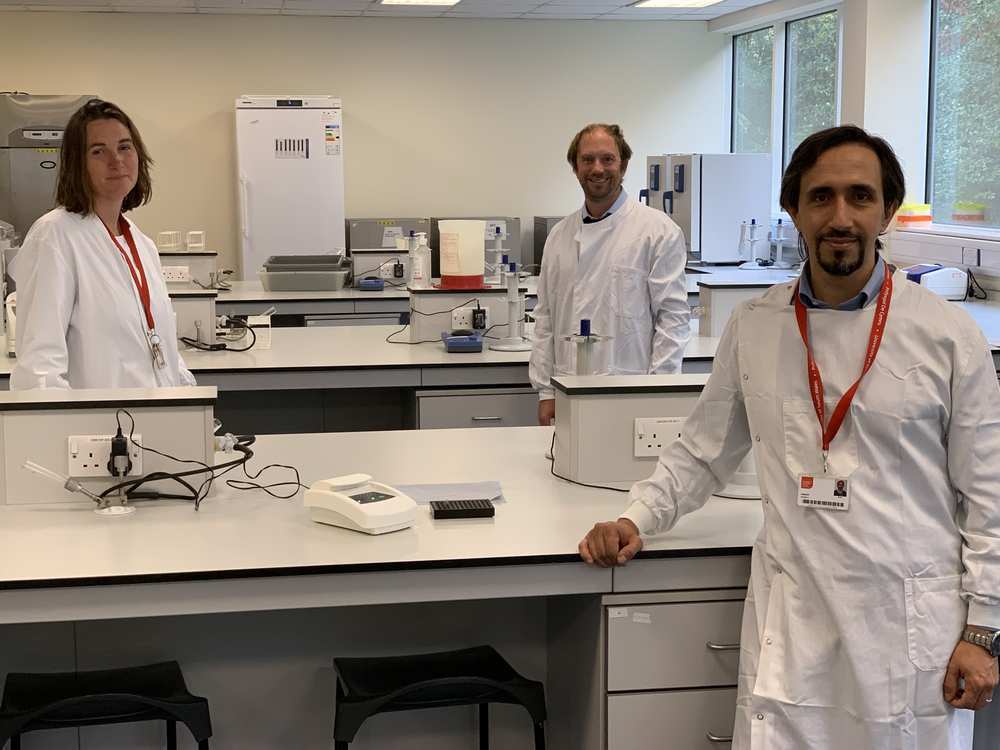 Covid test - Dr Hayhurst, Dr Jeroen Nieuwland and Dr Ali Roula: Applied Science Research