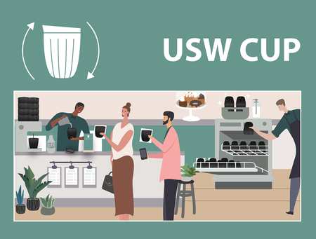 USW Cup Button