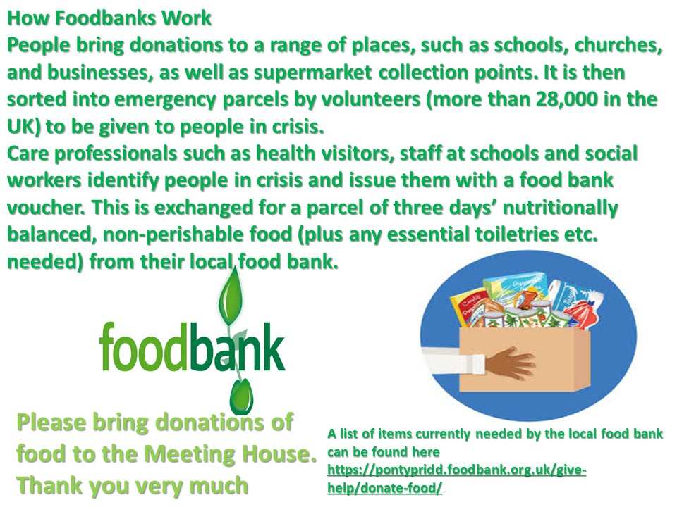 Food Bank Fortnight | University of South Wales