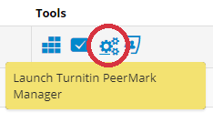 Launch peermark manager button - cog