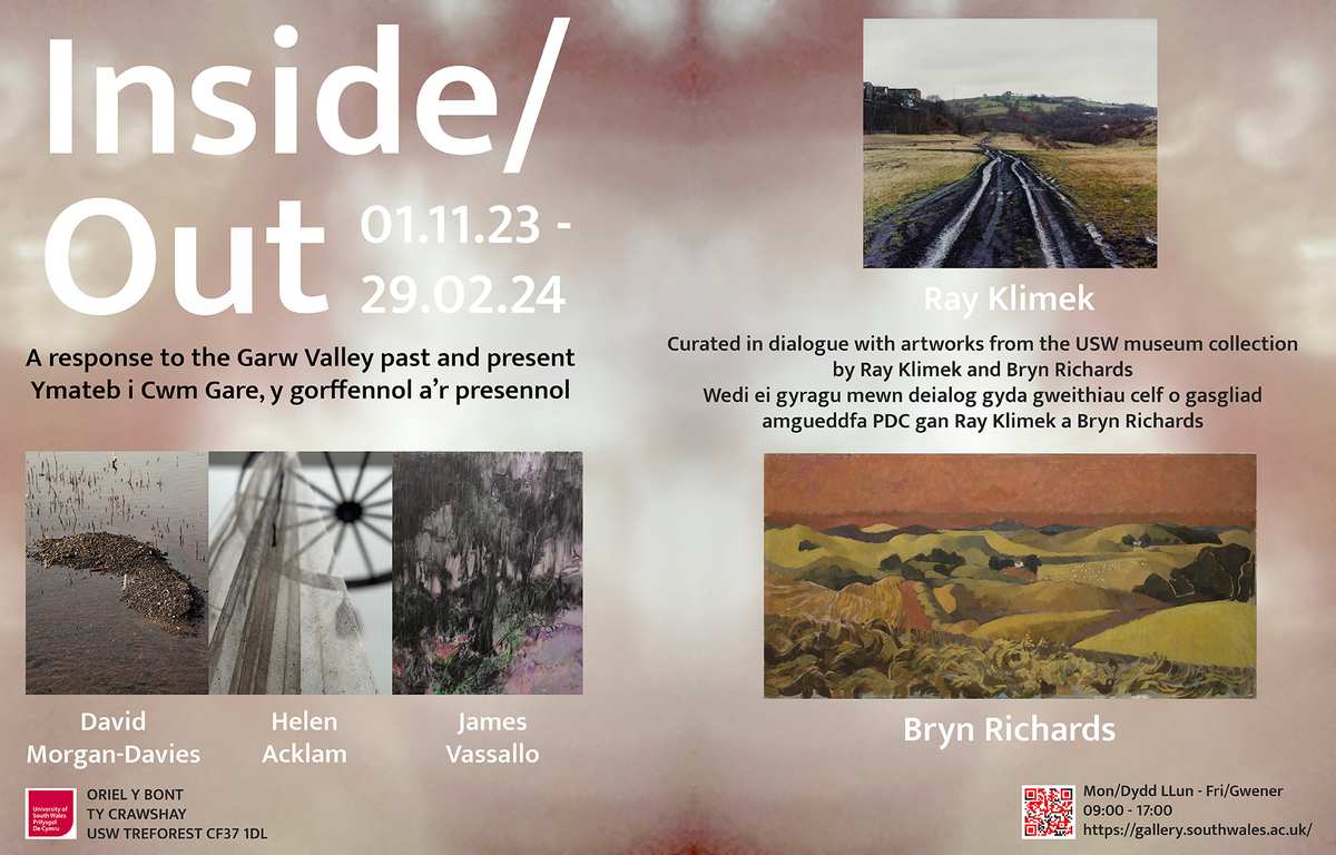 Inside/Out Group Exhibition at Oriel y Bont, 1 November 2023 - February 29, 2024